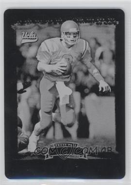 2008 Press Pass Legends - [Base] - Printing Plate Black Front #89 - Troy Aikman /1