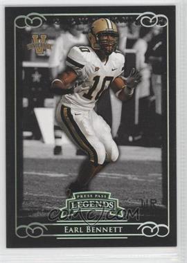 2008 Press Pass Legends - [Base] - Silver Holofoil #48 - Earl Bennett /499