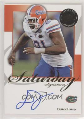 2008 Press Pass Legends - Saturday Signatures #SS-DH2 - Derrick Harvey