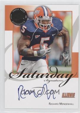 2008 Press Pass Legends - Saturday Signatures #SS-RM - Rashard Mendenhall