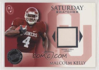 2008 Press Pass Legends - Saturday Swatches #SS-MK - Malcolm Kelly [Good to VG‑EX]