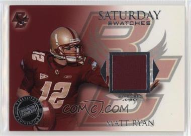 2008 Press Pass Legends - Saturday Swatches #SS-MR - Matt Ryan