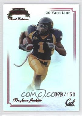 2008 Press Pass Legends Bowl Edition - [Base] - 20 Yard Line #12 - DeSean Jackson /150