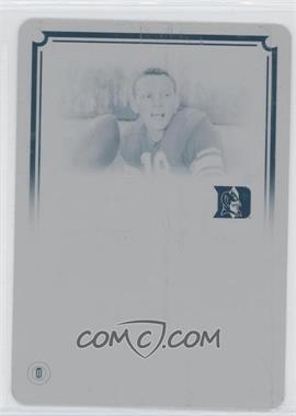 2008 Press Pass Legends Bowl Edition - [Base] - Printing Plate Cyan Back #41 - Sonny Jurgensen /1