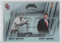 Barry Switzer, Jimmy Johnson #/250