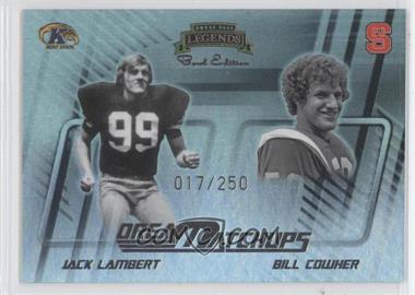 2008 Press Pass Legends Bowl Edition - Dream Matchups #DM-5 - Jack Lambert, Bill Cowher /250