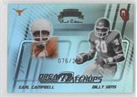 Earl Campbell, Billy Sims #/250