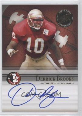 2008 Press Pass Legends Bowl Edition - Semester Signatures #SS-DB.1 - Derrick Brooks /235