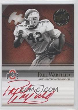2008 Press Pass Legends Bowl Edition - Semester Signatures #SS-PW.2 - Paul Warfield (Red Ink) /150