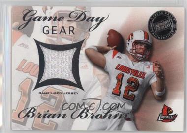 2008 Press Pass SE - Game Day Gear #GDG-BB - Brian Brohm