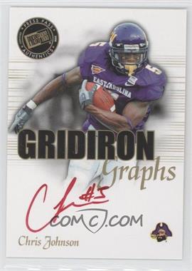 2008 Press Pass SE - Gridiron Graphs - Red Ink #GG-CJ2 - Chris Johnson