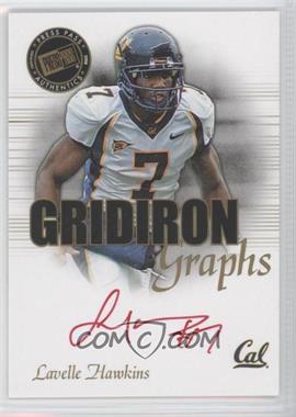 2008 Press Pass SE - Gridiron Graphs - Red Ink #GG-LH - Lavelle Hawkins