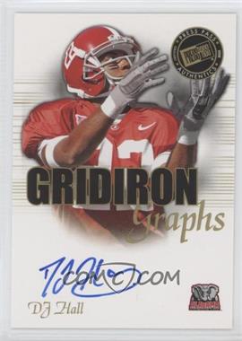 2008 Press Pass SE - Gridiron Graphs #GG-DH - DJ Hall