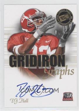 2008 Press Pass SE - Gridiron Graphs #GG-DH - DJ Hall