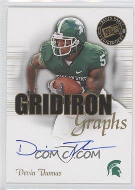 2008 Press Pass SE - Gridiron Graphs #GG-DT - Devin Thomas