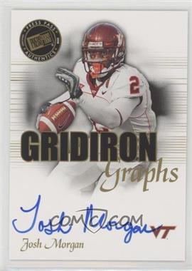 2008 Press Pass SE - Gridiron Graphs #GG-JM - Josh Morgan