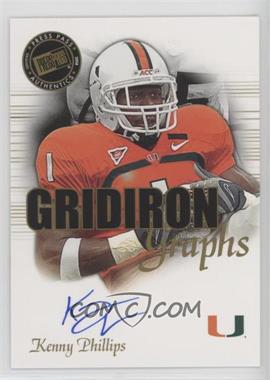 2008 Press Pass SE - Gridiron Graphs #GG-KP - Kenny Phillips