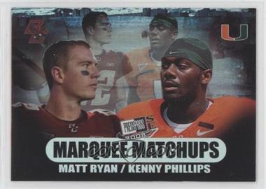 2008 Press Pass SE - Marquee Matchups #MM-1 - Matt Ryan, Kenny Phillips [EX to NM]