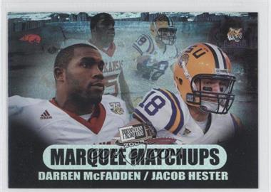 2008 Press Pass SE - Marquee Matchups #MM-10 - Darren McFadden, Jacob Hester