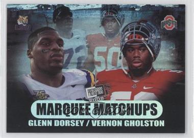 2008 Press Pass SE - Marquee Matchups #MM-11 - Glenn Dorsey, Vernon Gholston