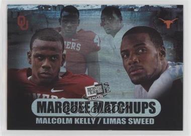 2008 Press Pass SE - Marquee Matchups #MM-13 - Malcolm Kelly, Limas Sweed