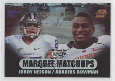 2008 Press Pass SE - Marquee Matchups #MM-14 - Jordy Nelson, Adarius Bowman