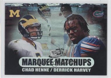 2008 Press Pass SE - Marquee Matchups #MM-16 - Chad Henne, Derrick Harvey