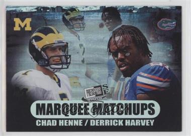 2008 Press Pass SE - Marquee Matchups #MM-16 - Chad Henne, Derrick Harvey