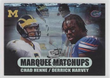 2008 Press Pass SE - Marquee Matchups #MM-16 - Chad Henne, Derrick Harvey