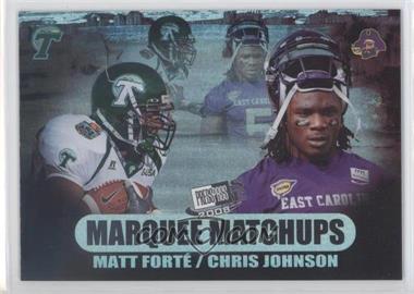 2008 Press Pass SE - Marquee Matchups #MM-2 - Matt Forte, Chris Johnson