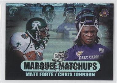 2008 Press Pass SE - Marquee Matchups #MM-2 - Matt Forte, Chris Johnson