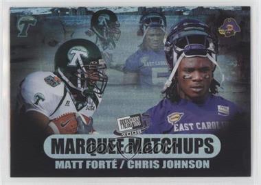 2008 Press Pass SE - Marquee Matchups #MM-2 - Matt Forte, Chris Johnson