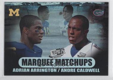 2008 Press Pass SE - Marquee Matchups #MM-5 - Adrian Arrington, Andre Caldwell
