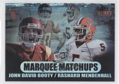 2008 Press Pass SE - Marquee Matchups #MM-6 - Rashard Mendenhall, John David Booty