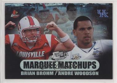2008 Press Pass SE - Marquee Matchups #MM-8 - Brian Brohm, Andre' Woodson