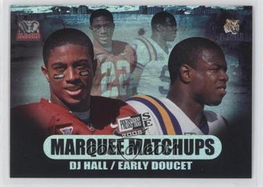 2008 Press Pass SE - Marquee Matchups #MM-9 - Early Doucet, DJ Hall