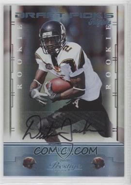 2008 Prestige - [Base] - Draft Pick Rights Autographs #130 - Dexter Jackson /250