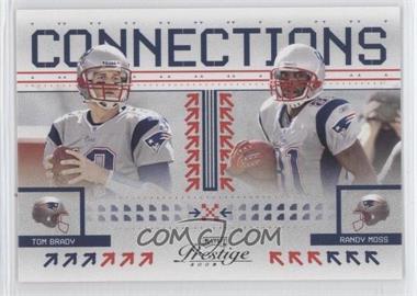 2008 Prestige - Connections #C-2 - Tom Brady, Randy Moss