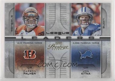 2008 Prestige - League Leaders - Holo-Foil #LL-3 - Carson Palmer, Jon Kitna /25