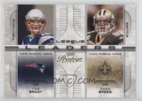 Tom Brady, Drew Brees, Tony Romo, Brett Favre