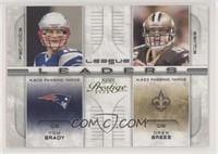 Tom Brady, Drew Brees, Tony Romo, Brett Favre