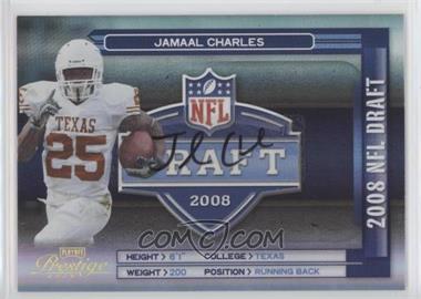 2008 Prestige - NFL Draft - Signatures #NFL-21 - Jamaal Charles /25