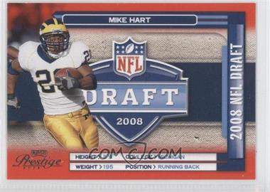 2008 Prestige - NFL Draft #NFL-28 - Mike Hart