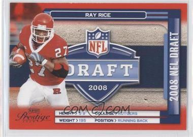 2008 Prestige - NFL Draft #NFL-30 - Ray Rice