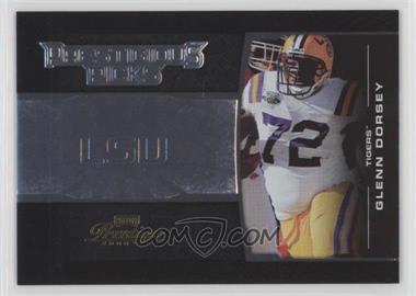 2008 Prestige - Prestigious Picks - Black #PPI-17 - Glenn Dorsey /500