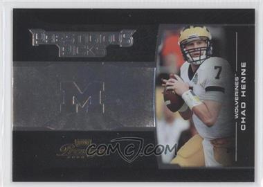 2008 Prestige - Prestigious Picks - Black #PPI-26 - Chad Henne /500