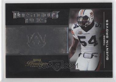 2008 Prestige - Prestigious Picks - Black #PPI-9 - Quentin Groves /500