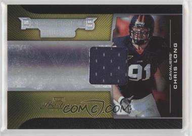 2008 Prestige - Prestigious Picks - Gold Materials #PPI-3 - Chris Long /50