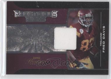 2008 Prestige - Prestigious Picks - Purple Materials #PPI-44 - Fred Davis /100