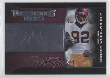 2008 Prestige - Prestigious Picks - Purple #PPI-30 - Ernie Wheelwright IV /250